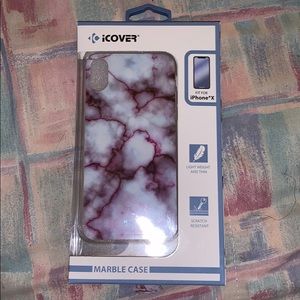 ICover IPhone X Case Purple Marble